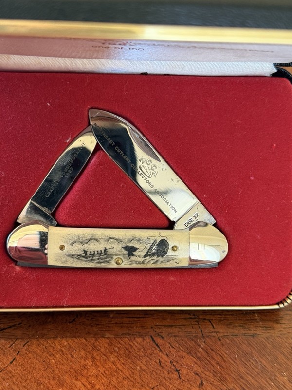 1982 Case XX NCCA Charter Commemorative Knife 8 Dot One of 150 Boxed Rare