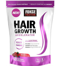 Force Factor Hair Growth Accelerator Soft Chews, Hair Growth Vitamins For Women