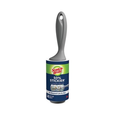 Scotch-Brite 50% Stickier Lint Roller, 48 Sheets/Roll, 3 Rolls/Pack