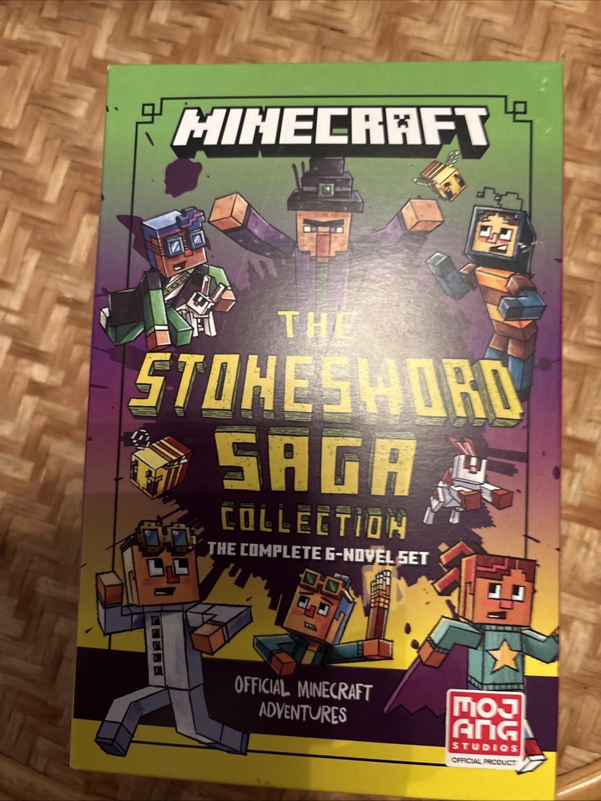 Minecraft The Stonesword Saga-Mojang AB: The 6 Paperback Novel Set -New/Sealed