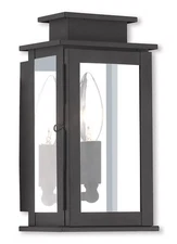 Livex Lighting 20191-04 Princeton 1 Light 9 inch Black Outdoor Wall Lantern