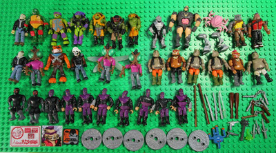 mega bloks TMNT TEENAGE MUTANT NINJA TURTLES MINIFIGUR FIGUR Set KONVOLUT