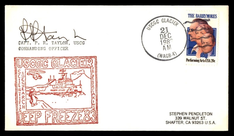 Mayfairstamps US 1983 Oper Deep Freeze USCGC Glacier Cover cca_31693