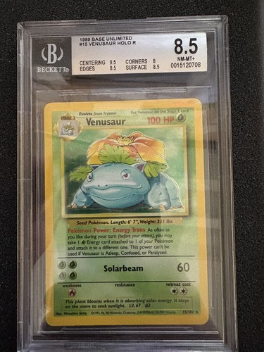 Venusaur graded BGS 8.5 for sale on eBay