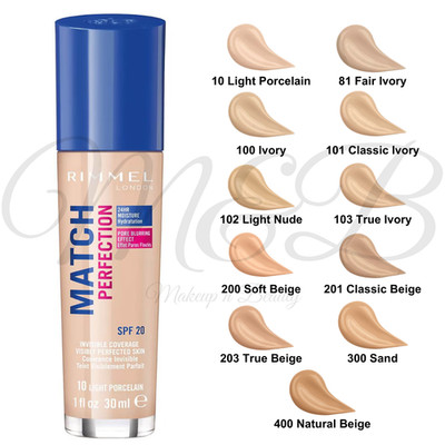 Rimmel Match Perfection 24HR Hydrating Foundation, 30ml, LSF20 *VERSIEGELT/AUSWAHL*