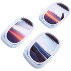 3pcs 3d Wall Stickers Airplane Landscape Window Stickers For Kids Bedroom Living