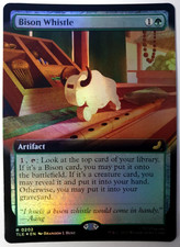Bison Whistle - FOIL Extended Rare - MTG Avatar TLE - 0202 NM