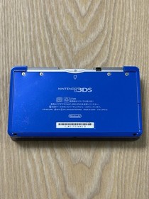 Nintendo 3DS Cobalt Blue Console CTR-001 Works Tested Japan