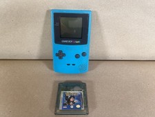 Nintendo Game Boy Color Handheld Game Console CGB-001 TEAL W/ Harry Potter Game