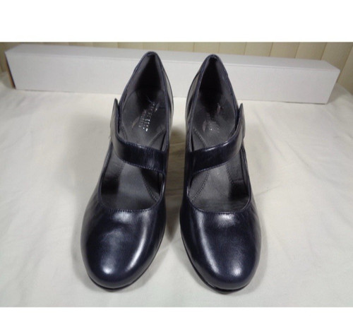 Women’s 7.5M Black leather Mary Jane Heel Y2K 90s Dark Academic Whimsygoth, $26.99 - Photo 3