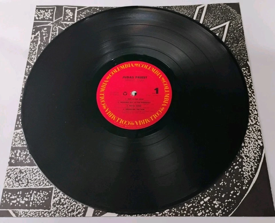 1987 Judas Priest Live 2 LP Near Mint [PROMO] First Pressing Vinyl 40794 Record Foto 4 de 4