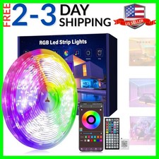 Led Lights for Bedroom 100ft 1 Rolls of 100ft Music Sync Color Changing Led S...