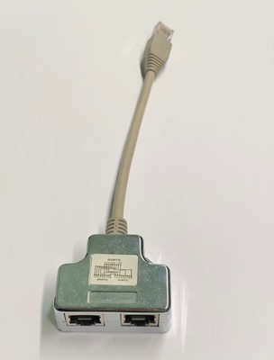 RJ45 Netzwerk-Splitter Adapter Kabel 1 auf 2 LAN Ethernet Verbindung