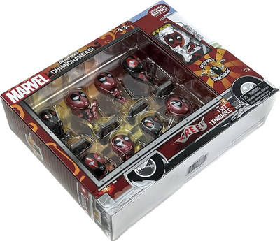 Marvel 8 Pc Collectible Series Deadpool's Chimichangas Character Mini Figure Set