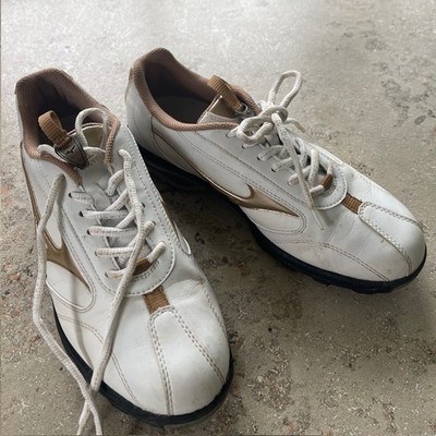 Golfschuhe Junior Mizuno cremeweiss gut erhalten Gr. 38 (UK 5 / US 6) 