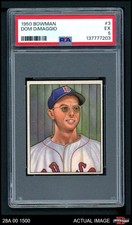 1950 Bowman #3 Dom DiMaggio Red Sox PSA 5 - EX
