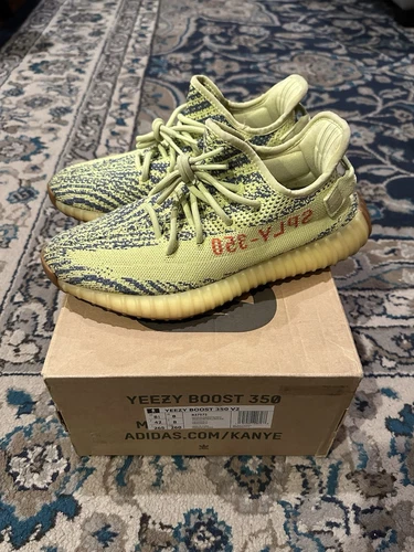 Taglia 8.5 Adidas Yeezy Boost 350 V2 Semi Frozen Giallo B37572