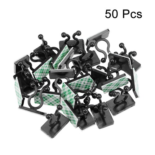50 Stück Twist Lock Kabelbinder, U-Form, Nylon, Weiß, Für Kabel Bis 7 Mm Durchmesser – Wiederverwendbar