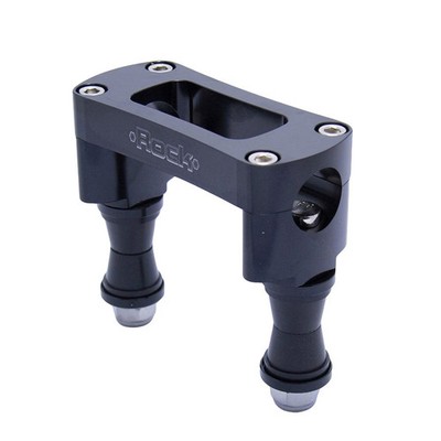 MotoSport Rock Universal Steering Stem Clamp - Black, 1-1/8'' / 28.6mm SSC-T2-BK