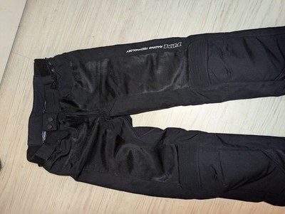 Motorradhose FLM Damen Größe S (46-48) neuwertig schwarz rot