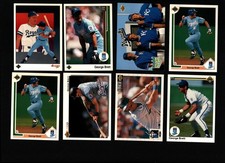 George Brett 1989 1990 1991 1992 1993 baseball cards - Upper Deck