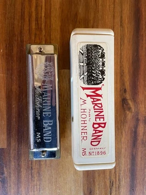 HARMONICA HOHNER MODÈLE MARINE BAND MS EXCELLENT ÉTAT - Photo 1/4