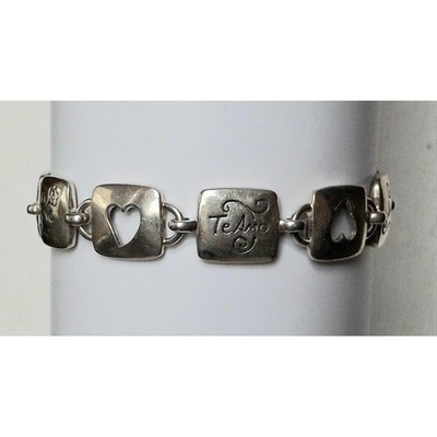 925 STERLING SILVER LOVE,  TE AMO AMOUR  BRACELET SKY