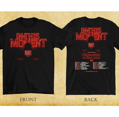 In This Moment 2025 Black Mass Tour T-Shirt