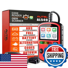 Autel Obd2 Scanner Autolink Al549 Check Engine Code Reader Abs Diagnostic Tool