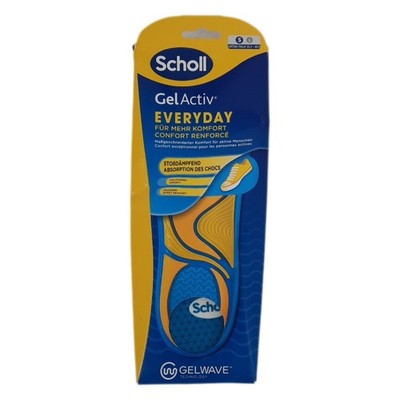 Scholl GelActiv Everyday Einlegesohlen für Frauen, Den ganzen Tag komfortable Fü