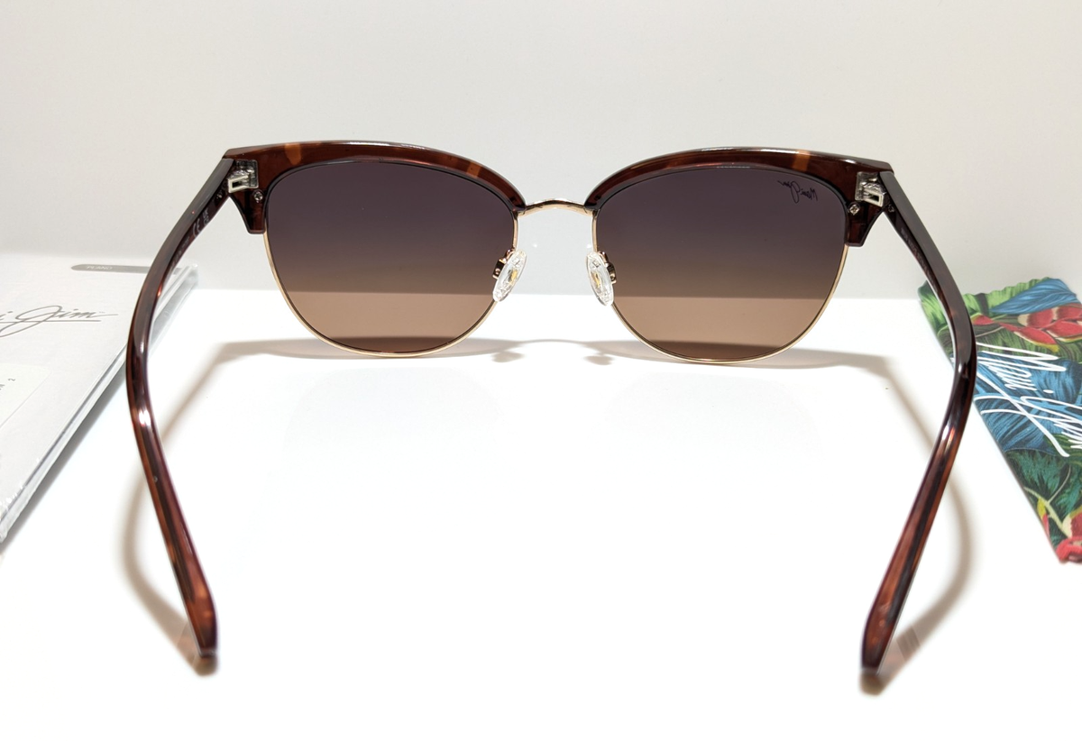 MAUI JIM HCL Lokelani Tortoise w/Gold Cat-Eye Like New Sunglasses Amazon.com: Maui Jim Women main image 4