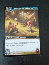 He Who Has No Life Italian Card colui che non ha una vita WoW TCG