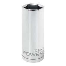 Powerbuilt 1/2 Inch Drive x 15/16 Inch 6 Point Deep Socket - 642206