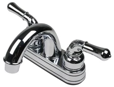 Ultra UF08043C Two-Handle Chrome Non-Metallic Series Lavatory Faucet, No Size