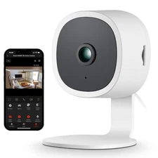 Geeni 2K Quad HD Smart Indoor Security Camera | Works with Alexa Google