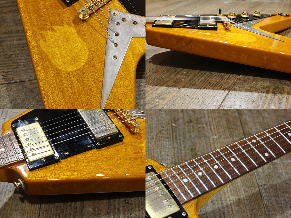Epiphone 1958 Flying V Korina 美品ギグバッグ付 Epiphone 1958 Flying V Korina Electric Guitar Used Free