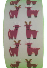400 Deer Stickers in roll of 100 modules 2" x 2" , each sticker 1.00", RF1201