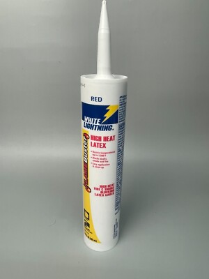 Flame Buster White Lightning High Heat Latex RED Latex Caulk 295mL P-244017010
