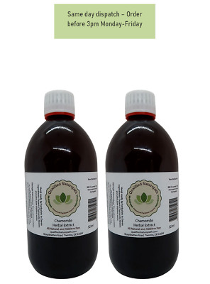 Kamillen Kräuterextrakt - Doppelpack 1050ml (2x525ml) - in Glasflaschen