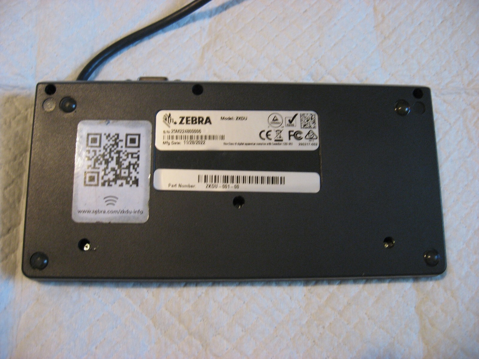 Zebra Keyboard Display Unit ZKDU00100 eBay