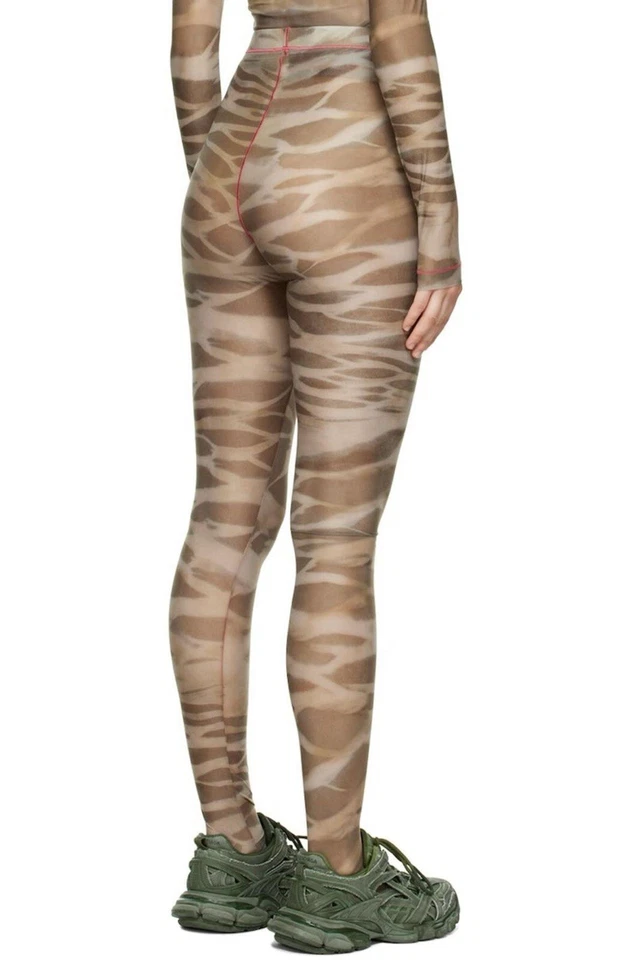 LEGGINGS DIESEL P-KOLL E3 - Jersey L Estampado Tostado M Nuevo con Etiquetas Precio de venta sugerido por el fabricante $450 Foto 2 de 4