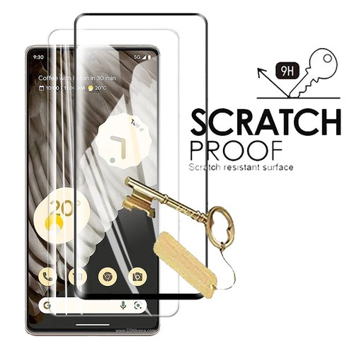 Tempered Glass Screen Protector For Google Pixel 8 8 Pro 7 7A 6 9H 1-5 Pack Film - Picture 5 of 20