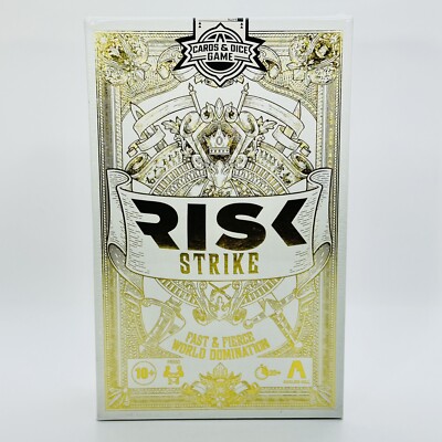 Risk STRIKE ''Fast & Fierce World Domination'' Card & Dice Game Avalon Hill SEALED