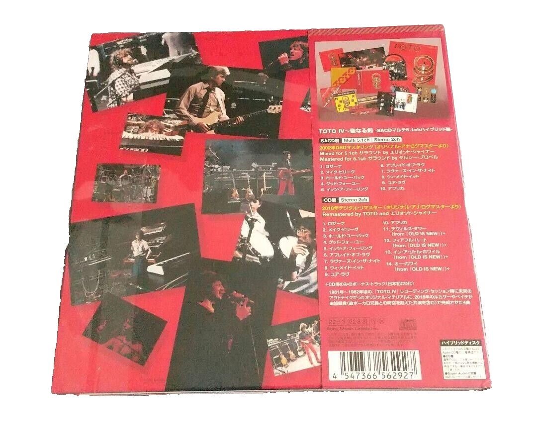 toto4ページ TOTO IV DELUXE EDITION 40TH ANNIVERSARY JAPAN Edition
