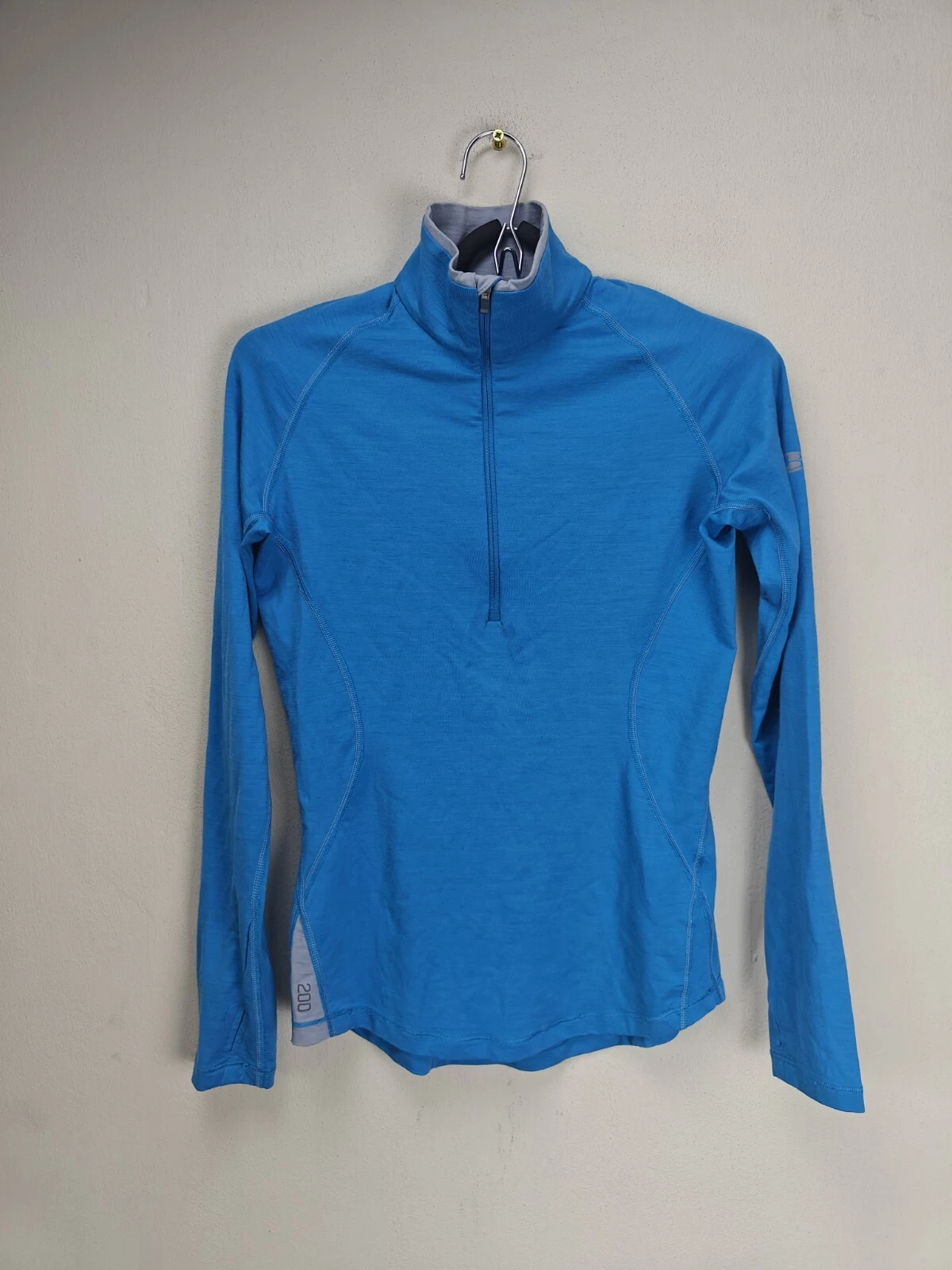 Icebreaker GT Women’s Technical Base Layer 200 Merino Long Sleeve Blue Size M