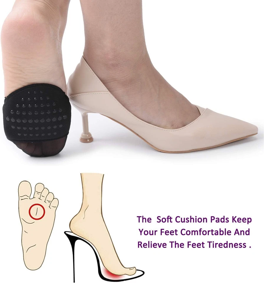 6 Pairs Women's Toe Covers with Padding - Image 3 of 4