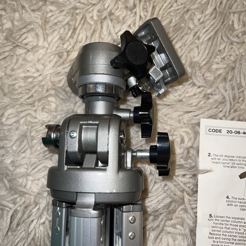Focal Tripod 20-08-40 Camera Stand Adjustable 2 Mounting Points 3-way Panhead 62 - Picture 2 of 10