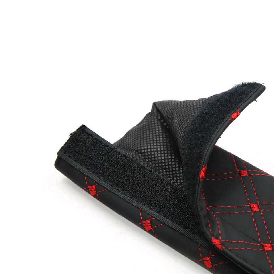 2Pcs Car Safety Seat Belt Shoulder Pad Cover Harness Protector Pad Accessories - Image 4 of 4