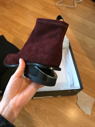 Alexander wang burgundy Kori boots US 5.5, 36 NWT - Picture 7 of 9