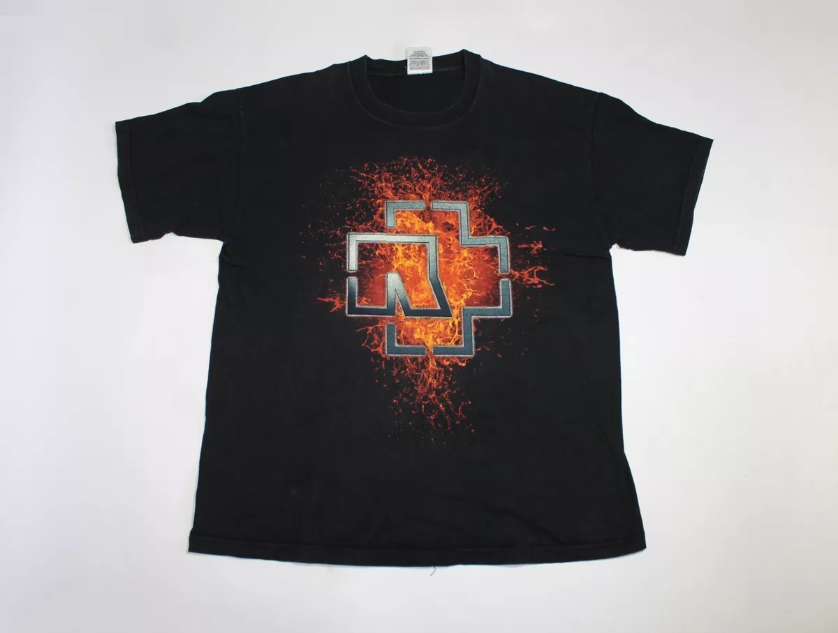 Vntg Rammstein Shirt Hier Kommt Die Sonne Shirt Industrial Metal